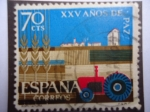 Stamps Spain -  XXV Años de Paz - Agricultura.