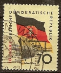 Sellos de Europa - Alemania -  10 años de la DDR. Construcción de los buques mercantes de alta mar.