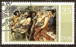 Sellos de Europa - Alemania -  400a Aniv nacimiento de Peter Paul Rubens. Galería de Pinturas de Dresde-DDR.