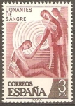 Stamps Spain -  DONADORES  DE  SANGRE