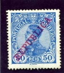 Stamps Portugal -  Manuel II con sobrecarga de Republica