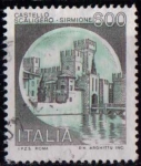 Sellos de Europa - Italia -  Castello Scaligero