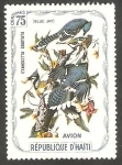 Stamps Haiti -  Fauna, cyanocitta cristata