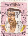 Stamps : Asia : Kuwait :  SHEIK SABAH -MONARCA
