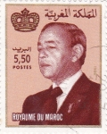 Stamps Morocco -  HASSAN II MONARCA