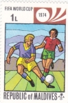 Stamps : Asia : Maldives :  FIFA WORLD CUP 1974