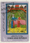 Stamps Yemen -  16 Arte de la India