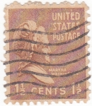 Stamps United States -  MARTHA WASHINGTON