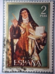 Stamps Spain -  Ed. 2028 - Santa Teresa - Doctora de la Iglesia.
