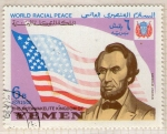 Stamps Yemen -  55 Abraham Lincoln