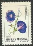 Stamps Argentina -  Flora, campanilla