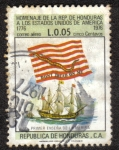 Stamps Honduras -  Homenaje de la Rep. de Honduras a Los Estados Unidos de América 