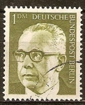 Stamps Germany -  Presidente Gustav Heinemann.