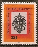 Stamps Germany -  Centenario de la fundación del Imperio.