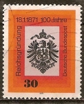 Sellos de Europa - Alemania -  Centenario de la fundación del Imperio.