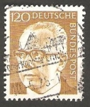 Stamps Germany -  516 B - Presidente G. Heinemann