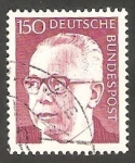Stamps Germany -   516 E - Presidente G. Heinemann