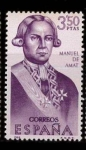 Stamps Spain -  MANUEL DE AMAT