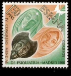 Sellos de Europa - Espaa -  CONGRESO DE PSIQUIATRIA