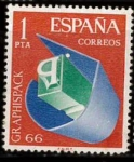 Stamps : Europe : Spain :  GRAFISPACK 66