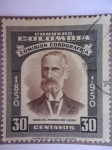 Stamps Colombia -  Comisión Corográfica 1850-1950 - Manuel Ponce de León -<establecimiento del Centenario Coreográfico.