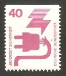 Stamps Germany -  575 c -  prevenir accidentes, toma electrica