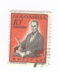 Stamps Colombia -  Bolivar