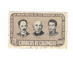 Stamps Colombia -  VII Congreso de la unión postal de las Americas y España