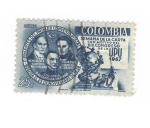 Stamps Colombia -  Semana de la carta con motivo del XIV congreso de la UPU