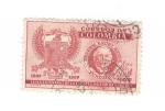 Sellos de America - Colombia -  Cincuentenario de la escuela militar de cadetes 1907-1957 