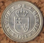 monedas del Mundo : Europa : Espa�a :  Región de Murcia