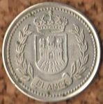 monedas de Europa - Espa�a -  BLANCA