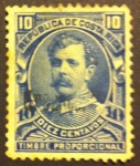 Stamps : America : Costa_Rica :  Bernardo Soto Alfaro Azul