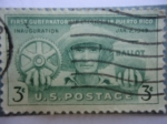 Sellos de America - Estados Unidos -  Primera Elección para Gobernador en Puerto Rico Jan. 2. 1949- VOTACIÓN