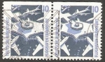Stamps : Europe : Germany :  1179 b - Aeropuerto de Frankfurt