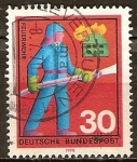 Stamps Germany -  Ayuda Técnica-Bomberos en la acción.