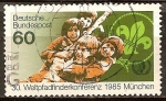 Stamps Germany -   30 Conferencia Scout Mundial.