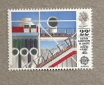 Stamps United Kingdom -  Arquitectos Británicos en Europa