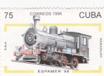 Sellos de America - Cuba -  ESPAMER-98 Locomotora
