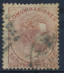 Stamps Spain -  ESPAÑA 128 AMADEO I