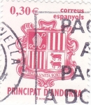 Stamps Andorra -  ESCUDO ANDORRANO