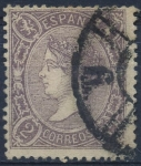 Stamps Spain -  ESPAÑA 79 ISABEL II
