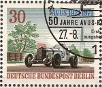 Stamps Germany -  50 años AVUS carrera.