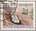 Stamps Germany -  50 años AVUS carrera.