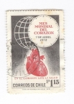 Stamps Chile -  Mes mundial del corazón