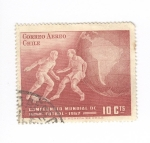 Stamps Chile -  Campeonato mundial de fútbol 1962