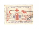 Sellos del Mundo : America : Chile : Cinquentenario de la liga de saociedades de la Cruz Roja