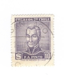 Stamps Chile -  F.A. Pinto