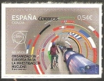 Stamps Spain -  60 anivº de la Organización Europea para la Investigación Nuclear