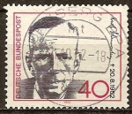 Stamps Germany -  20a Aniv muerte de Kurt Schumacher (político).